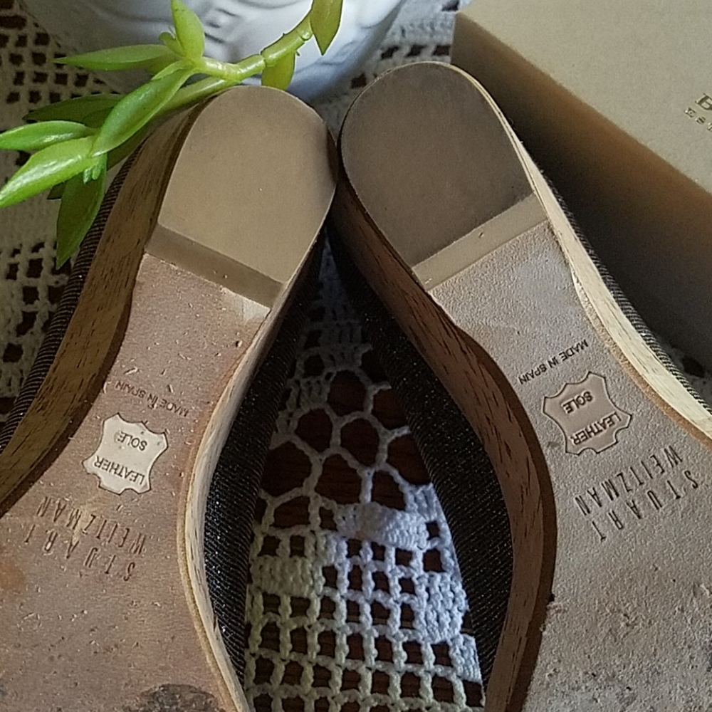 Stuart Weitzman Open Toes Platform Size 7.5 - image 4